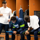 Seahawks quarterback Russell Wilson goes on an amazing Candy Crush run while his colleagues look on.